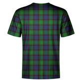 Stewart Old Modern Tartan Crest T-shirt
